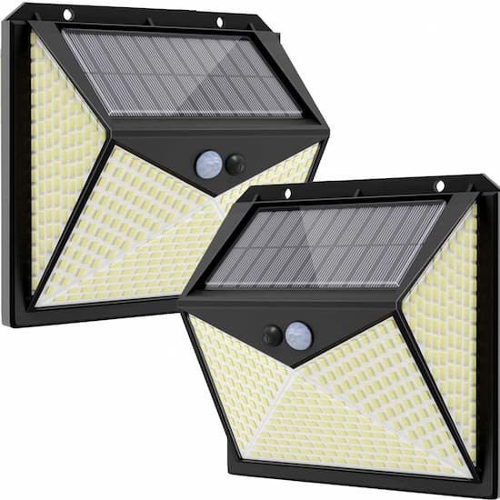 mejores luces led solares con sensor de movimiento