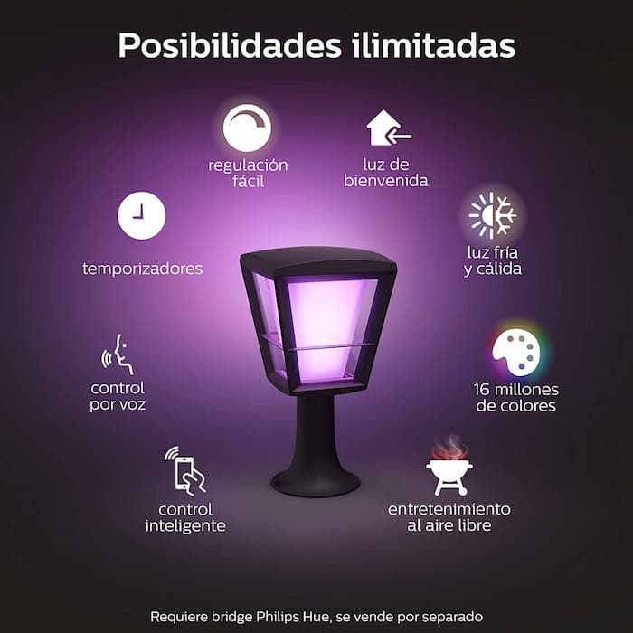 farol exterior inteligente