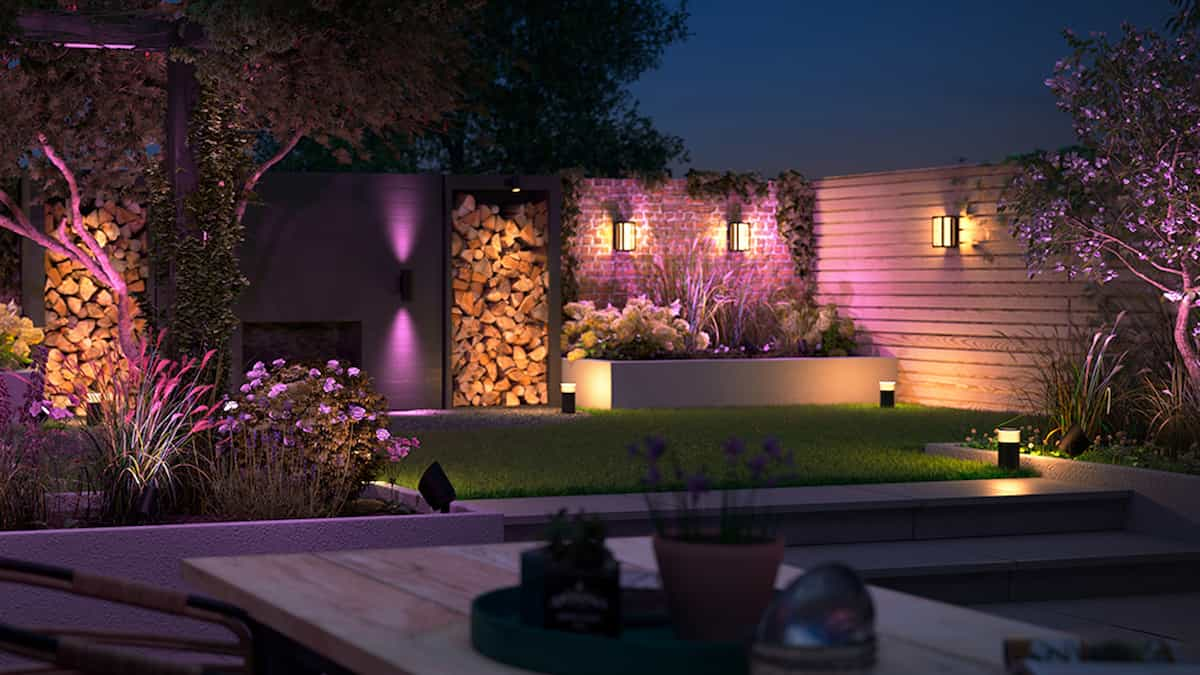 iluminacion exterior inteligente para jardin