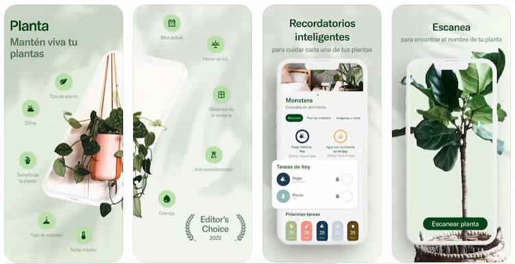 app para escanear plantas y cuidados